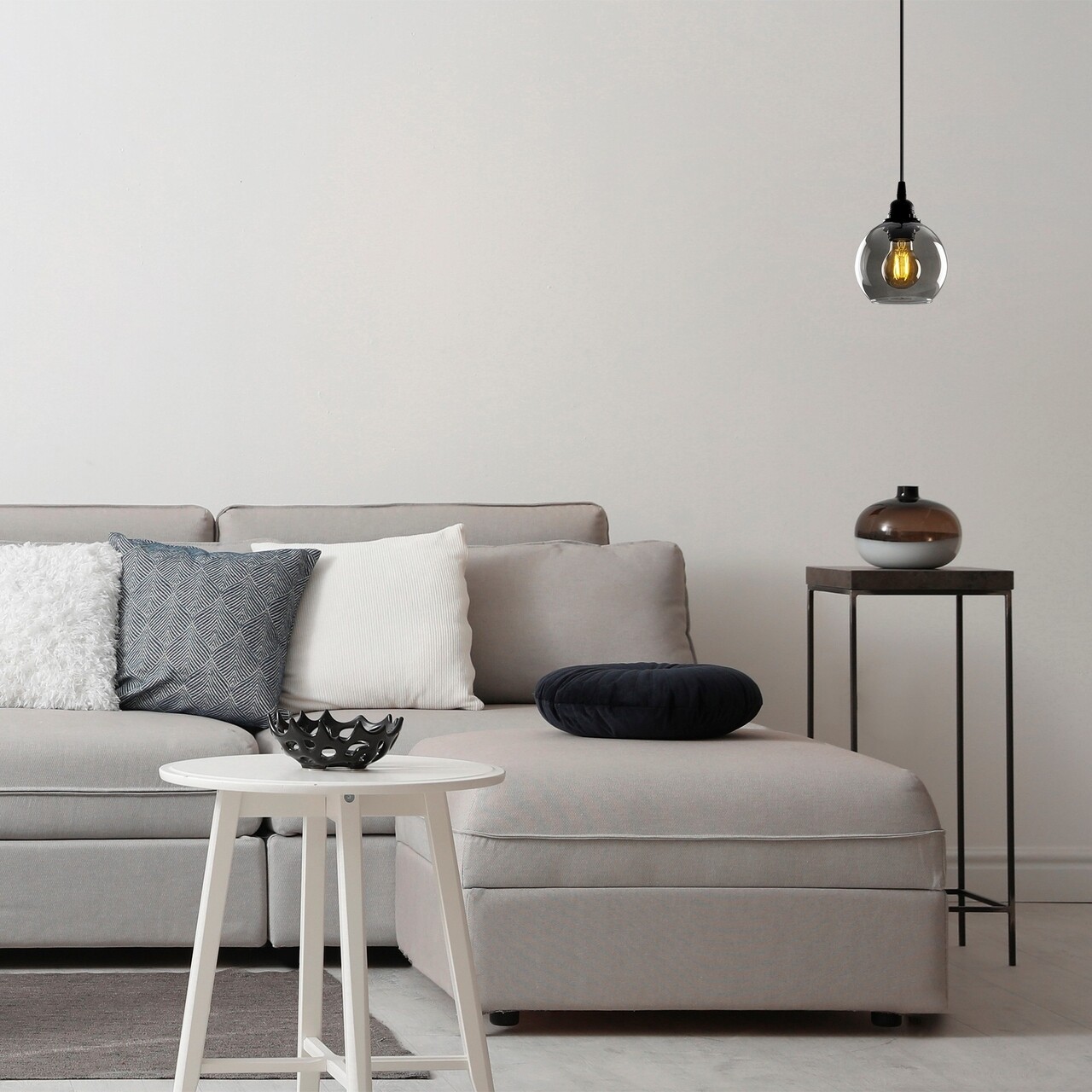 Candelabru, Opviq, Smoked - 010, E27, 60 W, metal/sticla - imagine 7